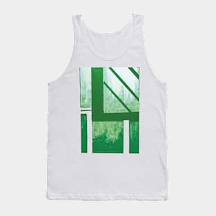 Green Summer Cityscape Tank Top